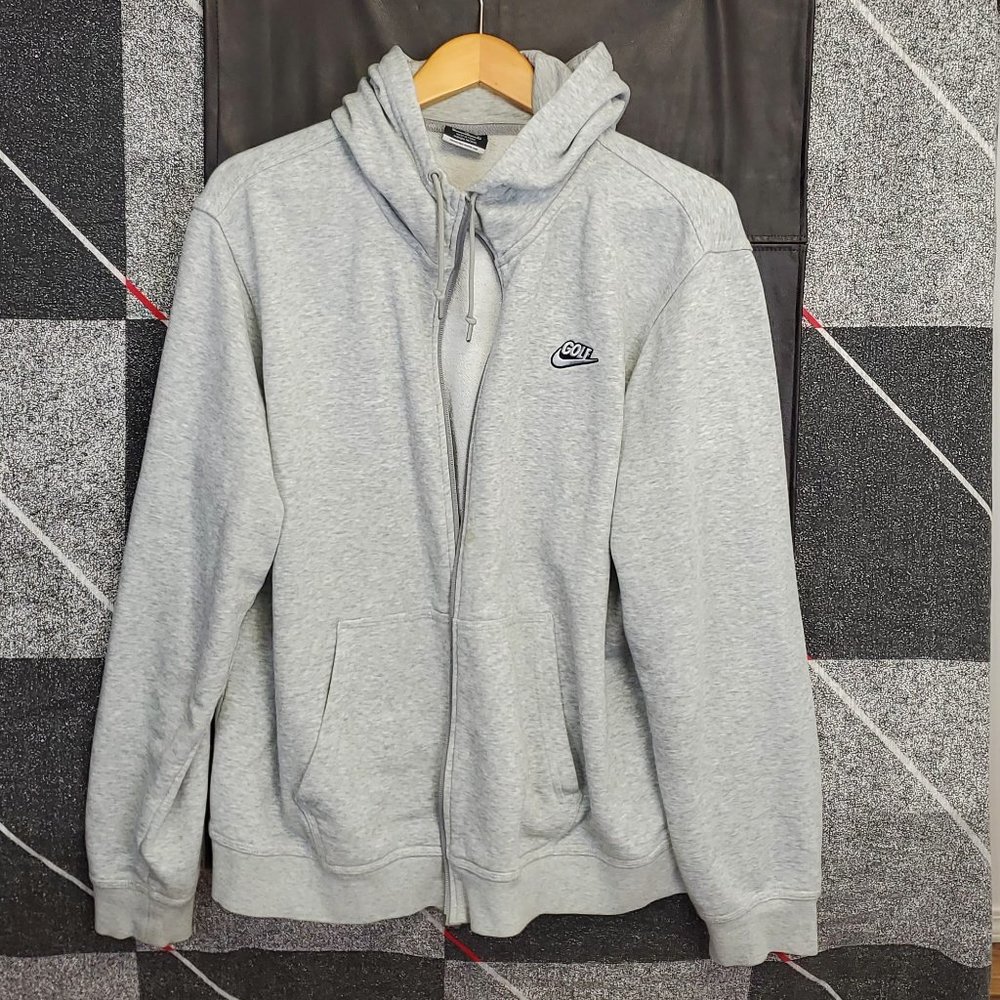 Nike Gray Full-Zip Hoodie